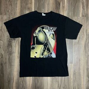 Van Halen Shirt Men’s Size L Black 2012 Tour A Different Kind of Truth Graphic